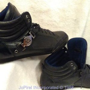 Roberto Cavalli Leather Sneaker Blue Rare Vintage